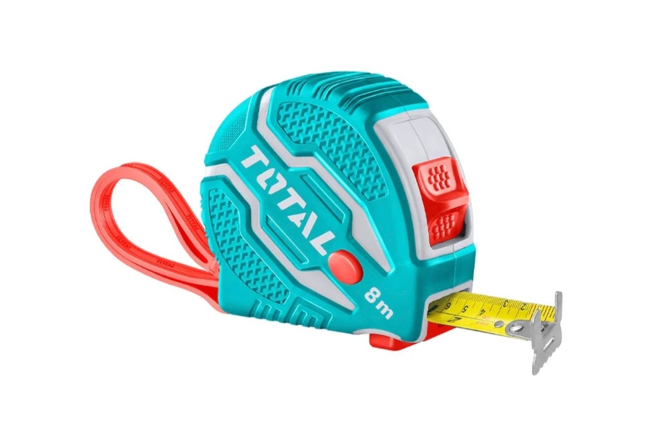 CINTA METRICA DE ACERO 8MX25MM PROF. TMT126281 TOTAL