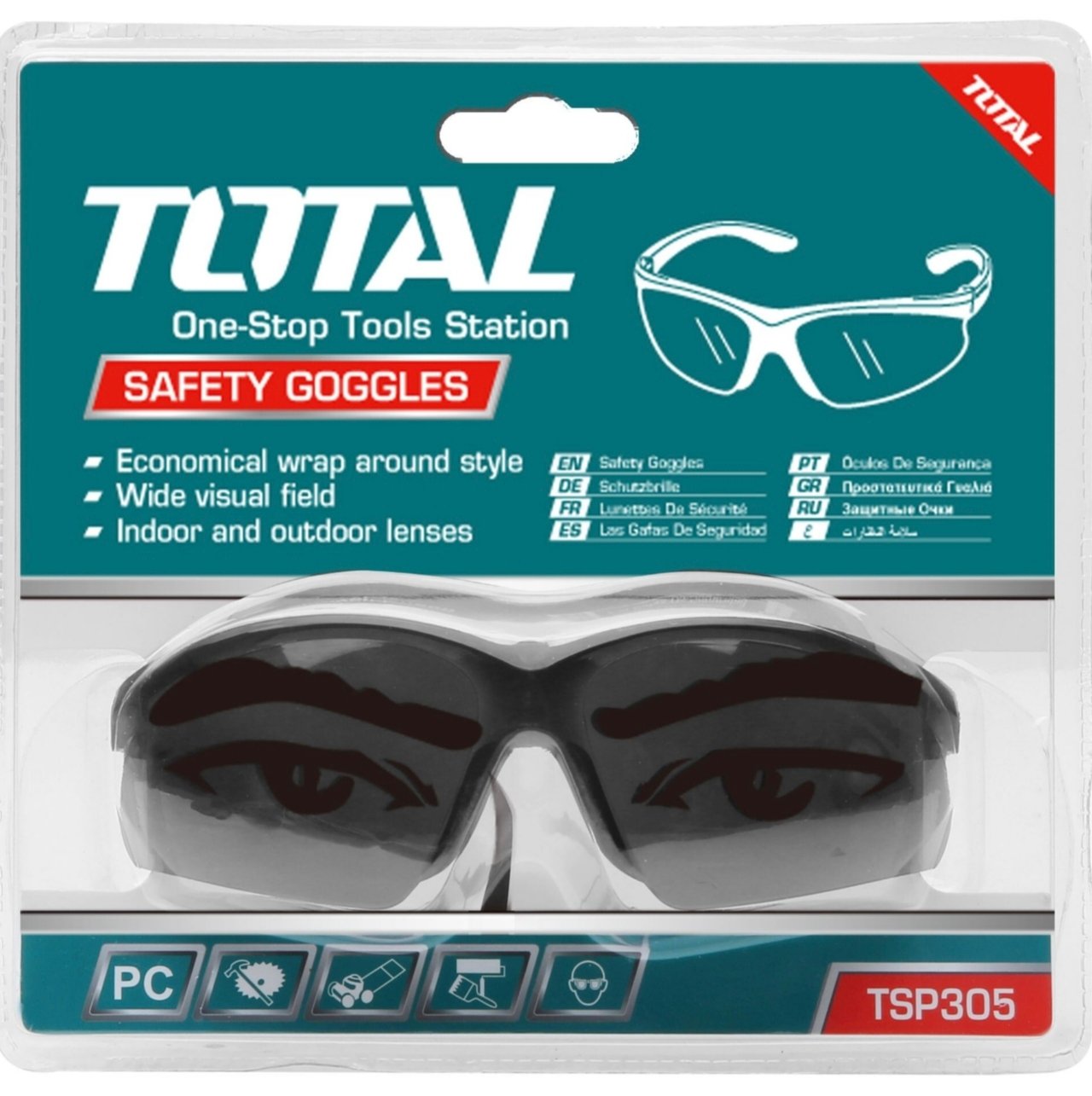 LENTE SEGURIDAD TOTAL N.1 TSP305