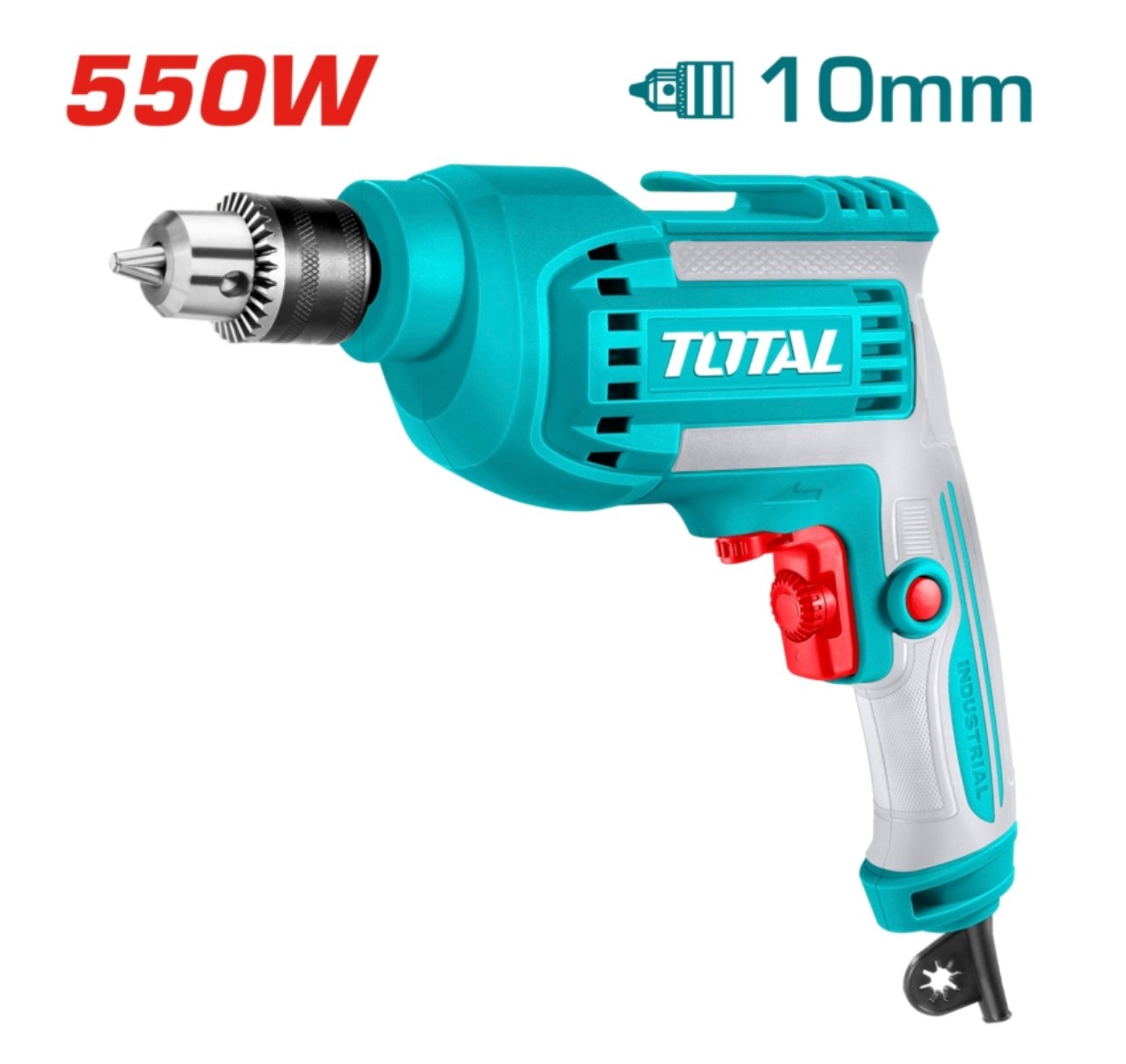 TALADRO ATORNILLADOR 550W 10MM TD551082 TOTAL