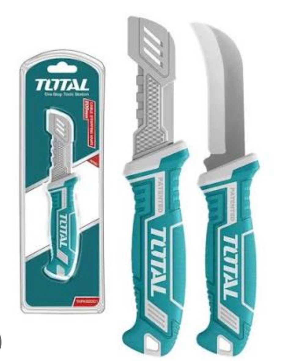 CUCHILLO PELACABLES 200MM 8" THT51882 TOTAL