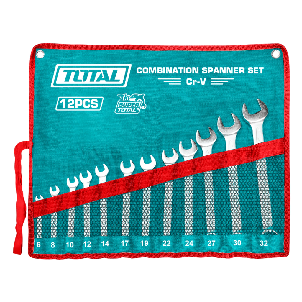 LLAVE COMBINADAS 6-32MM (12PZS) INDUSTRIAL TOTAL