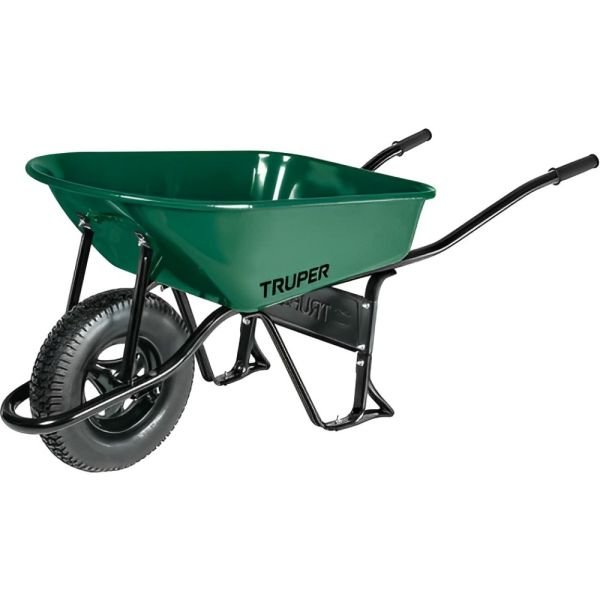 CARRETILLA ANGOSTA 70L VERDE TRUPER